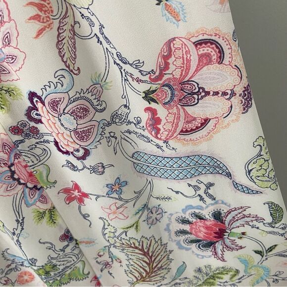 NWT Cinq a Sept Sheila Faux Wrap Floral Ruffle Dress size 8 - Picture 13 of 15